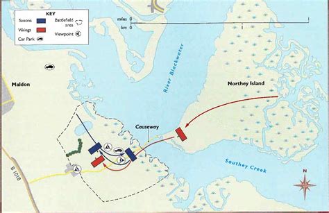 The Battle of Maldon: A Viking Raid and Anglo-Saxon Resistance on the Shores of Essex